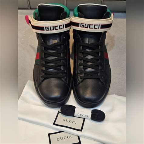 high top guccie shoes|farfetch gucci high top.